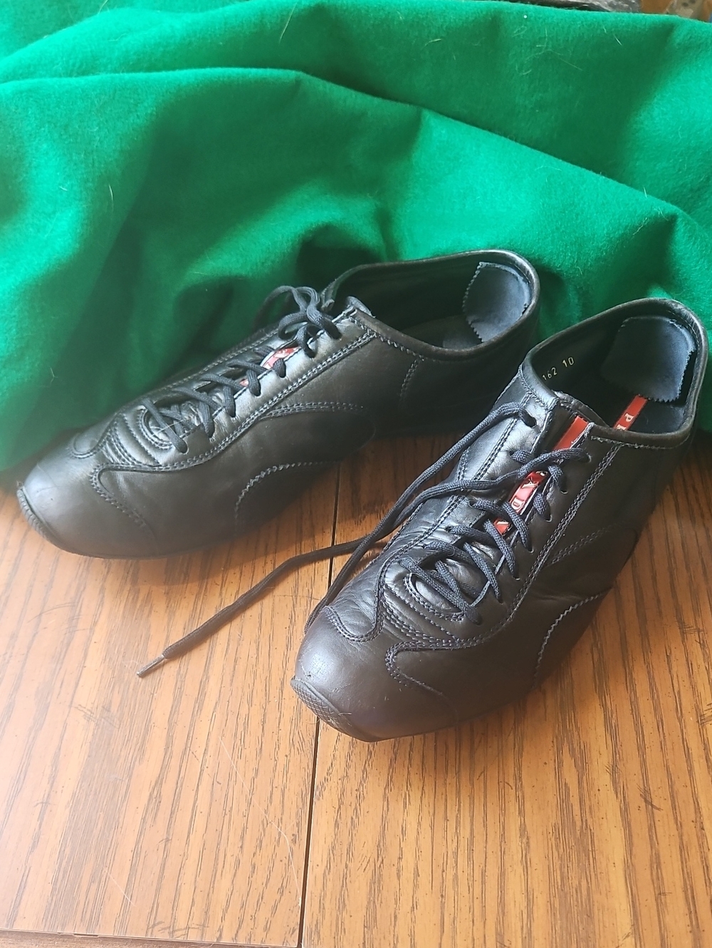 Prada Vintage Leather European Sneakers | Loose
